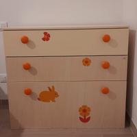 Cassettiera bambino/a