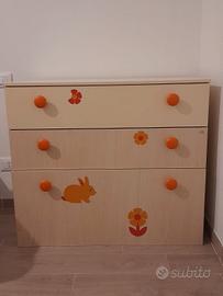 Cassettiera bambino/a