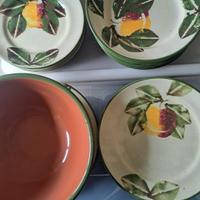 Set piatti con zuppiera vintage