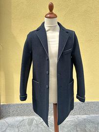 Cappotto uomo blu navy Man Code Slim Fit