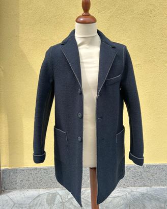 Cappotto uomo blu navy Man Code Slim Fit
