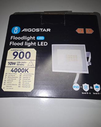 Faro LED Aigostar 10W 900lm bianco nuovo