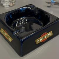 Posacenere Martini in Ceramica Blu E.Piola