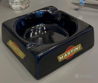 Posacenere Martini in Ceramica Blu E.Piola