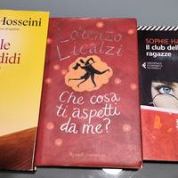3 libri: Hosseini, Licalzi, Hart.