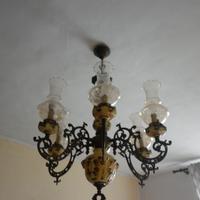 Lampadario a 6 punti luce ( lampadine )
