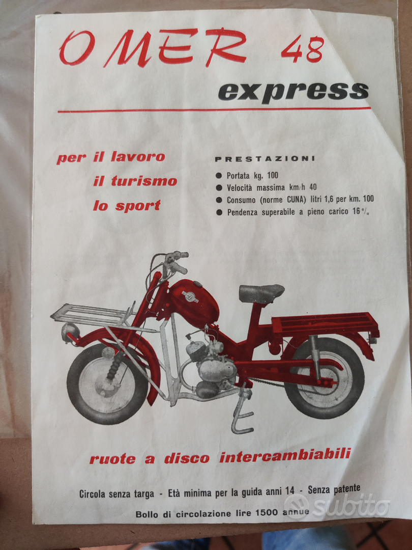 Omer 48 Express da panettiere Moto e Scooter In vendita a Udine