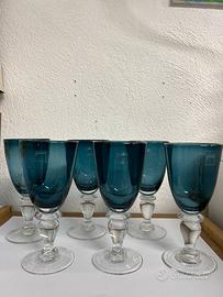 Servizio bicchieri BLUE vino - Giannini Extra