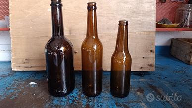 BOTTIGLIE VETRO VUOTE PER BIRRA