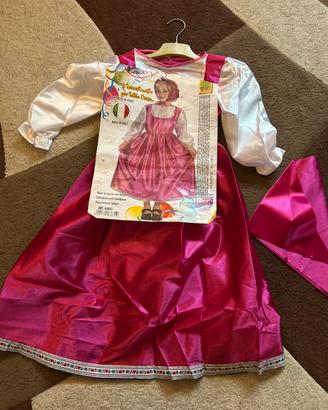 Costume carnevale Masha 4-5 anni 114 cm nuovo