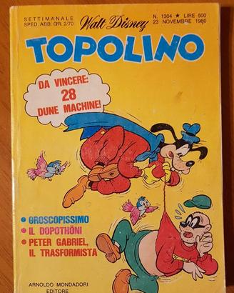 Topolino libretto Disney 1304 del 23 Novembre 1981