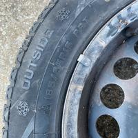 Gomme 185/65/15+ cerchio + copricerchio