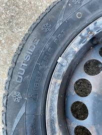 Gomme 185/65/15+ cerchio + copricerchio