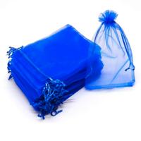 Sacchettini Organza Blu