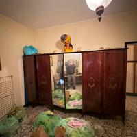 Armadio Vintage Di 3 Metri Con Specchi Elegante