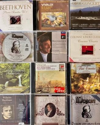 CD musica classica grandi interpreti (Decca, Sony)