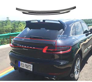SPOILER PER PORSCHE MACAN 14- LOOK GTS NERO LUCIDO