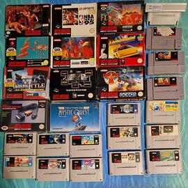 ❤️🕹️ LOTTO GIOCHI CONSOLE SUPER NINTENDO SNES