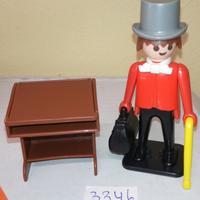 Playmobil 3346 direttore di Banca Klicky anni 80