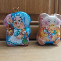 scatoline latta Kinder Natale 