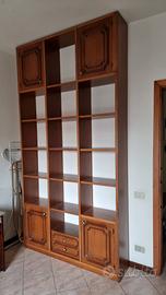 libreria in legno massello 