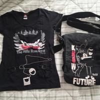 Tshirt + Borsa + Collana Emily the strange 