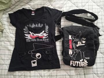 Tshirt + Borsa + Collana Emily the strange 