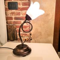 Coppia di lampade, abat-jour