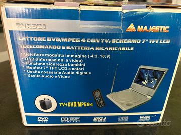 Lettore DVD portatile TV DVX301 con telecomando