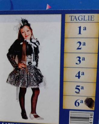 Vestitto di carnevale Lady Crudelia bimba