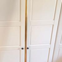 lussosa asta per tende in ottone + 13 anelli lung.