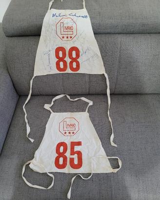 2 pettorine Slalom Sci 1960 una  autografata !