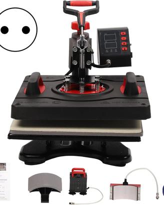 Macchina Transfer 5-in-1 Pressa Termica 38x38 cm