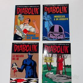 Lotto Fumetti Diabolik - Anno XXVII - N.9/10/11/12