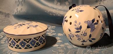 Scatolina portagioie e sfera poutpourri inglese