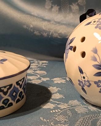 Scatolina portagioie e sfera poutpourri inglese