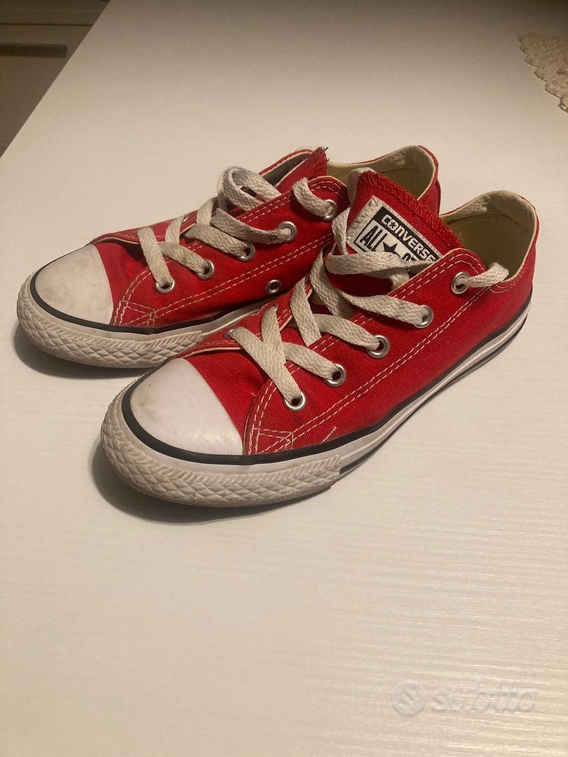 Converse cheap rosse bimba