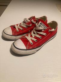 Scarpe Converse rosse bambino Abbigliamento e Accessori In