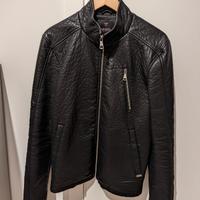 Giubbotto Pelle Guess Nero - Originale Uomo