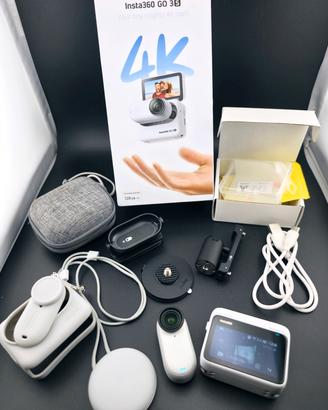 Insta360 GO 3S 4K 128GB – Come nuova+Accessori
