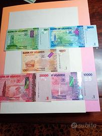 uganda set fds unc nuove 