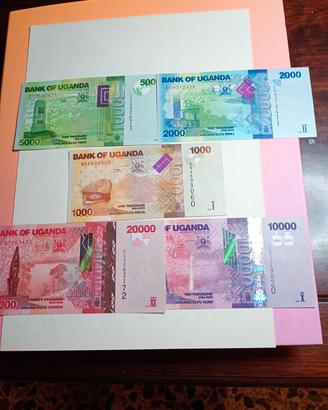 uganda set fds unc nuove 