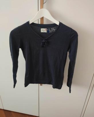 Maglietta maniche lunghe blu Bellerose Tg. 10-12 a
