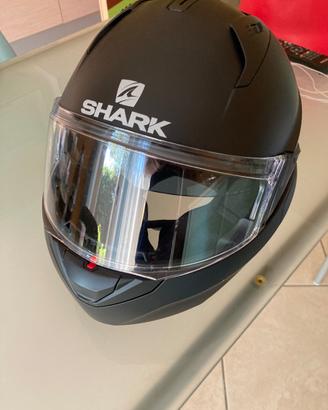 casco modulare Shark Evo Es black mat