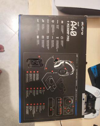Astro a40 + mixamp+ adattatore ottico per ps5