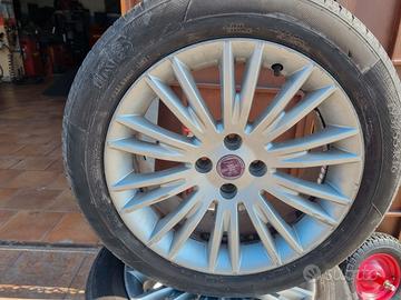4 cerchi lega 16 fiat puntopiu gomme 90% iris