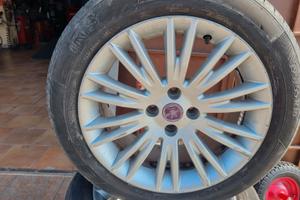 4 cerchi lega 16 fiat puntopiu gomme 90% iris