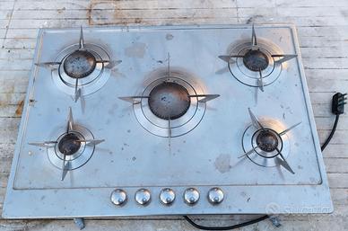 Piano cottura gas Smeg P705 Incasso acciaio