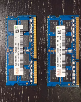RAM 8GB (2x4GB) DDR3 1600 SO-DIMM Hynix