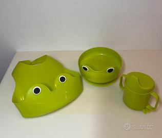 MATA Ikea set per pappa, 3 pezzi, verde